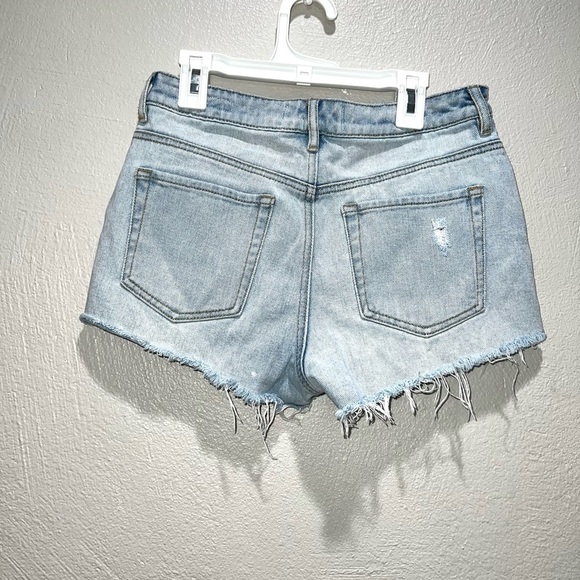 Pacsun High Rise Distressed Denim Jean Shorts - Picture 3 of 7